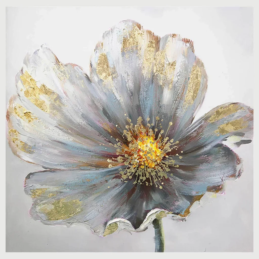 OIL PAINTING ART YO FLOWER BLOSSOM 80X80