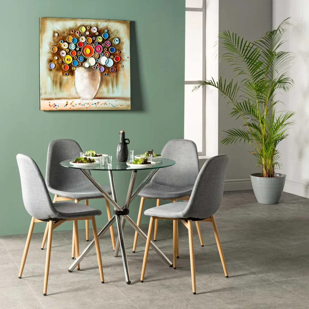 OIL PAINTING ART ZO - SMALL POT OF FLOWERS 80X80 - Image 2