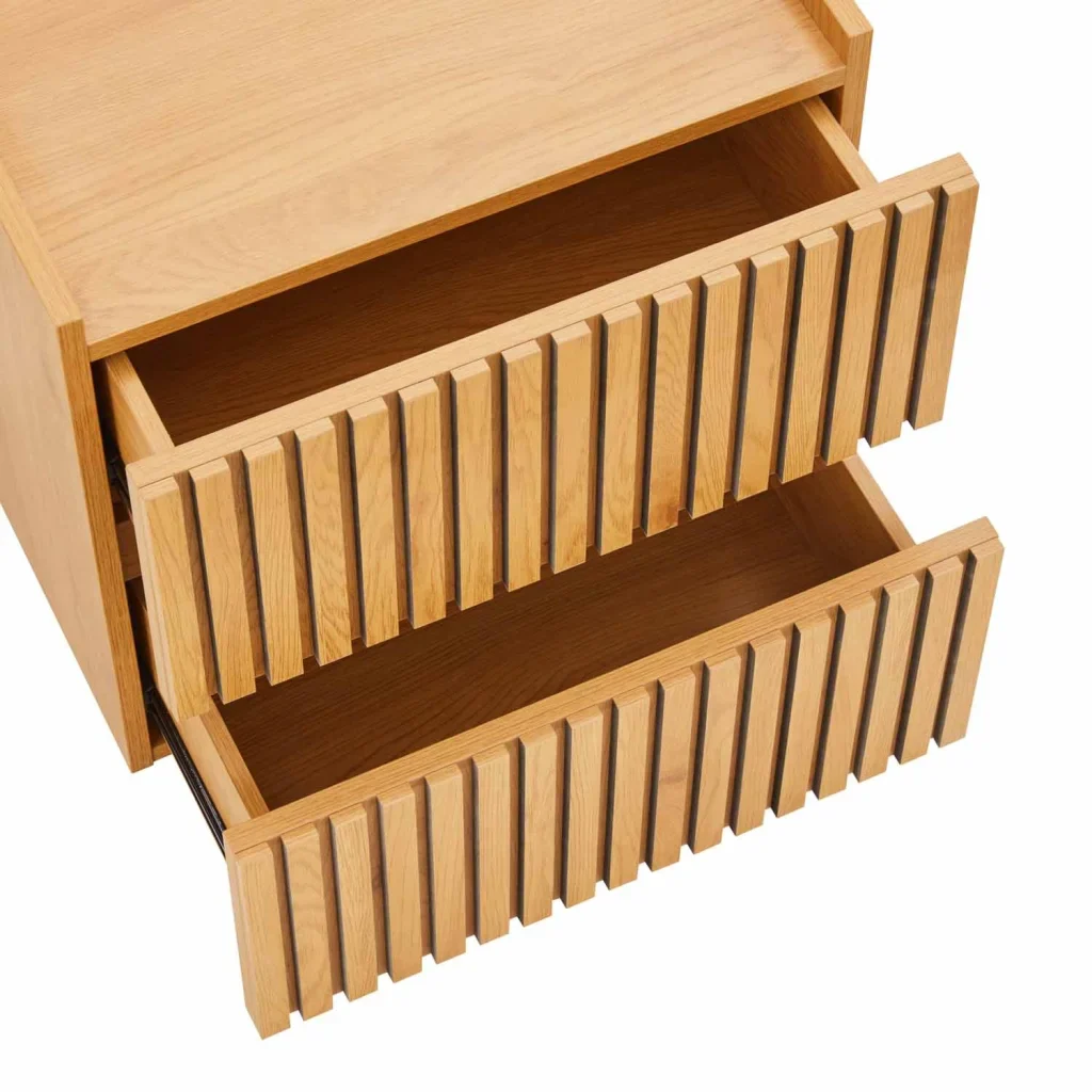 ASH 2 DRAWER PEDESTAL - Image 6