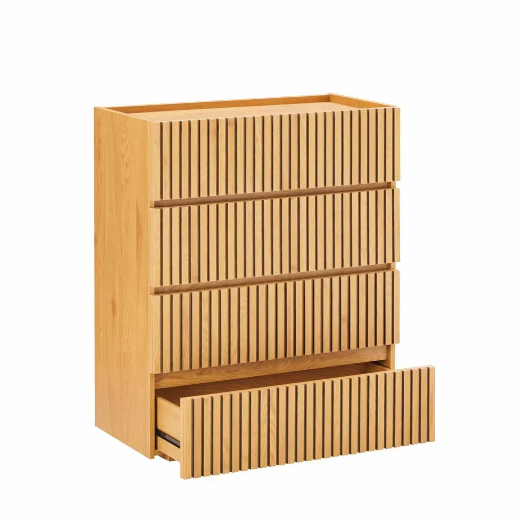 ASH 4 DRAWER DRESSER - Image 4