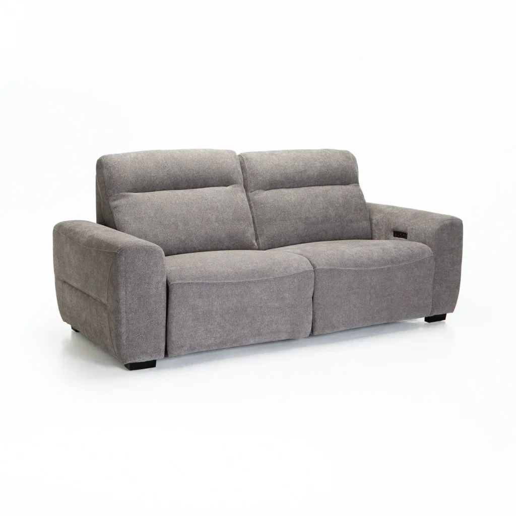 ENZO FABRIC ELECTRIC POWER 3 SEATER RECLINER