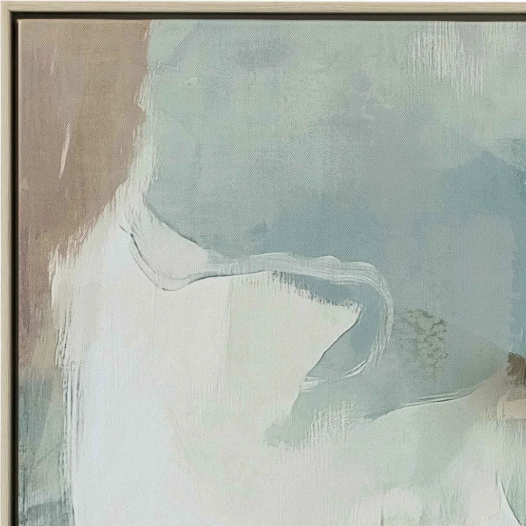 FRAMED ART 20 - MEADOW 120x80cm WOOD GRAIN FRAME - Image 3