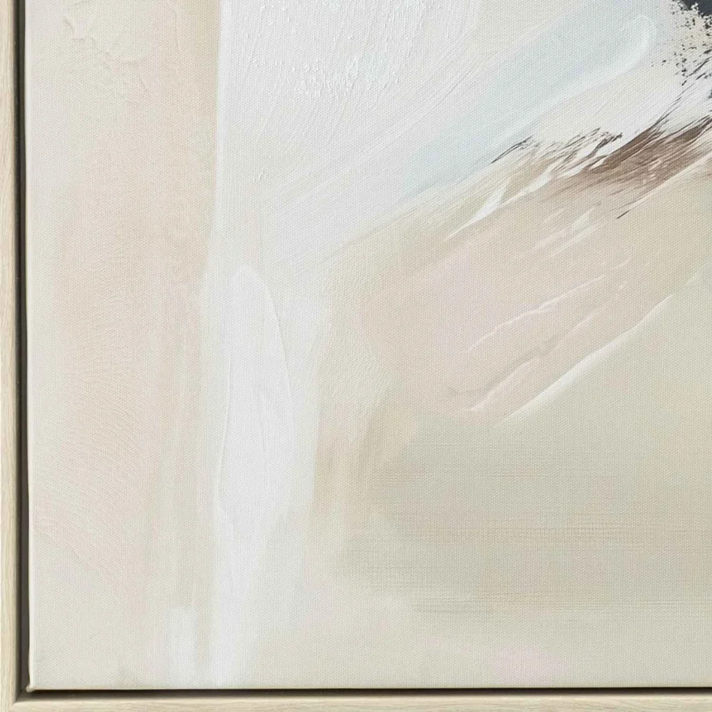 FRAMED ART 21 - WHISPER 80x120cm WOOD GRAIN FRAME - Image 3
