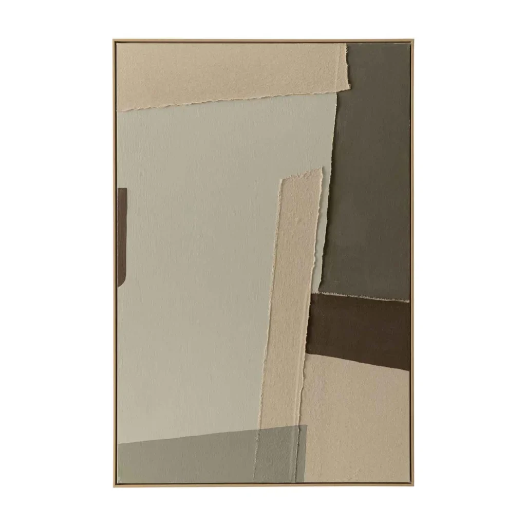 FRAMED ART 5 TEXTONE 120x80cm WOOD GRAIN FRAME