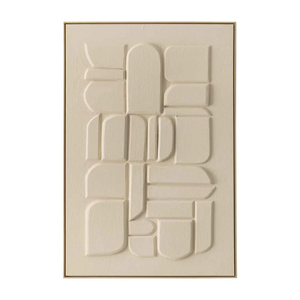 FRAMED ART 8 MODULA 120x80cm WOOD GRAIN FRAME